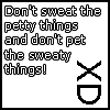 Don't sweat