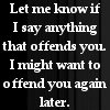 let me know if