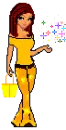 gold glitter princess