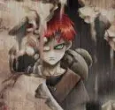 gaara in the rain