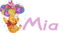Pooh with Mia