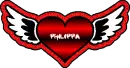 Red & Black Heart Philippa