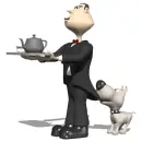 Butler & Dog
