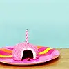 snowball cupcake