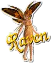 raven orange fairy
