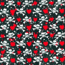 skulls and hearts