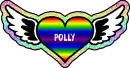 Rainbow Heart Polly