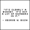 GWB Budget