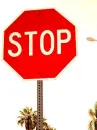 stop sign.