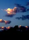 sunset clouds.