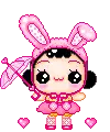 cute kawaii bunny baby girl