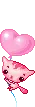ballon pink kitty