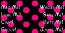 Polka Dot Contact Table
