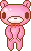 gloomy bear With blood
