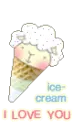 ice cream i love you