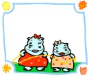 jumping hippos