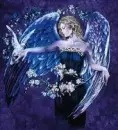 Angel with flower chain