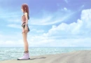 kairi on beach of destiny islands
