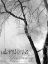i don't love you... but i love george! 