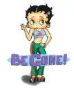 Betty Boop  want be gone