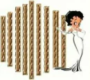 Betty Boop stand dressing beautiful