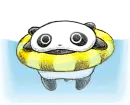 tare panda swims