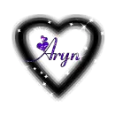Aryn black heart
