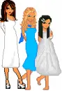 3 little prom dolls Best friends forever