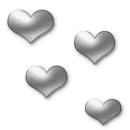 cute blinking hearts