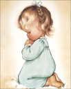 praying girl