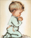praying boy