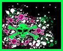 Green skull