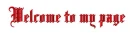 welcome to my page