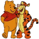 Pooh Bear and Tigger