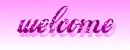 welcome text