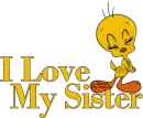 i love my sister
