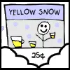 yellow snow