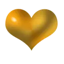 gold heart