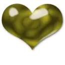gold heart