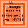 sad thoughts