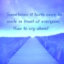 crying alone