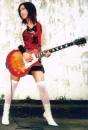 girl playing guitar