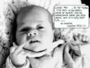 middle finger baby