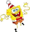 SpongeBob Having a good time at a party