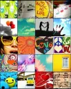 hippie collage
