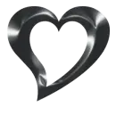 silver heart
