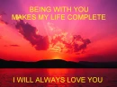 YOU MAKE ME COMPLETE