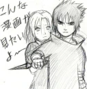 sasusaku drawing