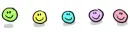 color smileys :D  