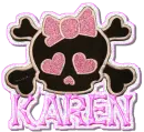 karen cute skull